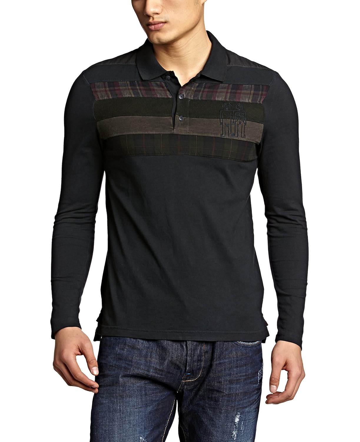 desigual sports man 男式 polo衫 蓝色 175/92a 48l17115001s