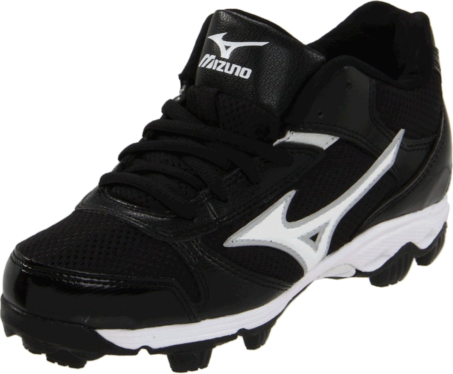 mizuno 9-spike youth 特许经营 6 中码棒球鞋(幼儿/小童)