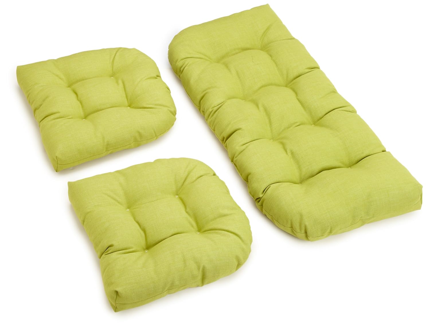 needles 室内/室外纺织涤纶全天候防紫外线 settee group 软垫,3