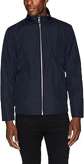 Calvin Klein 男式涤纶双层开边夹克