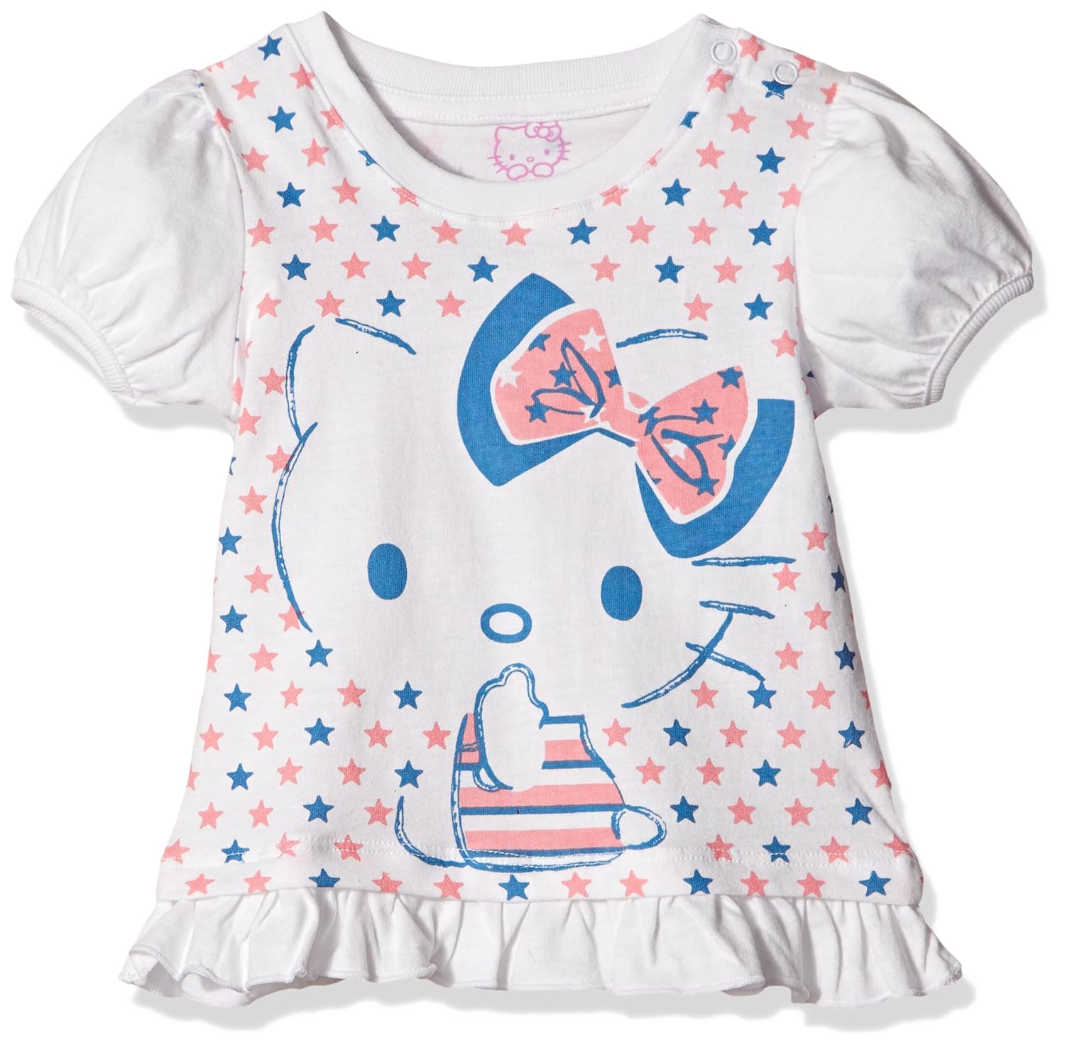 hello kitty 凯蒂猫 hello kitty 女童 t恤 kxk7m1ktkg2140 白色 110