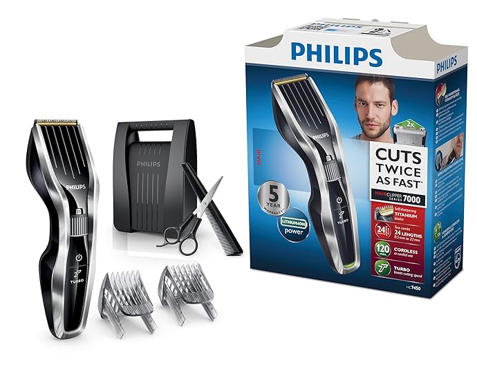 Philips 飞利浦 7000系列 HC7450/80 无线理发器 镇店之宝¥310 Philips 飞利浦 7000系列 HC7450/80 无线理发器 镇店之宝¥310