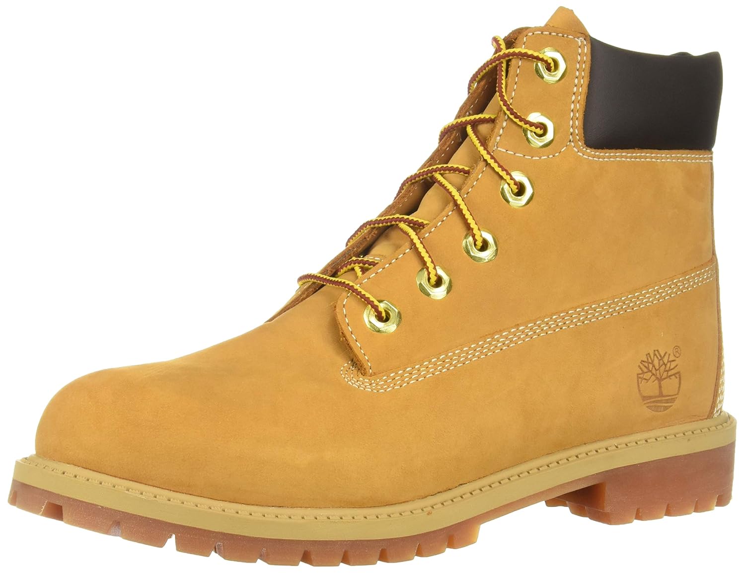 timberland 添柏岚 中性童 6英寸优质防水靴 wheat 4.5 uk child