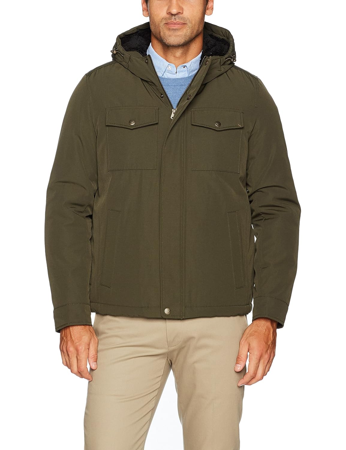 dockers 男式北极布 sherpa 冲锋衣