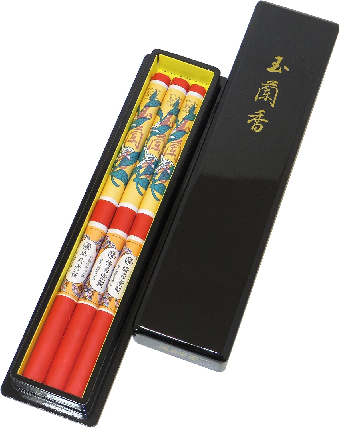 玉兰香(3把装)漆箱 线香 3把装 23cm #029-化妆-亚马逊中国