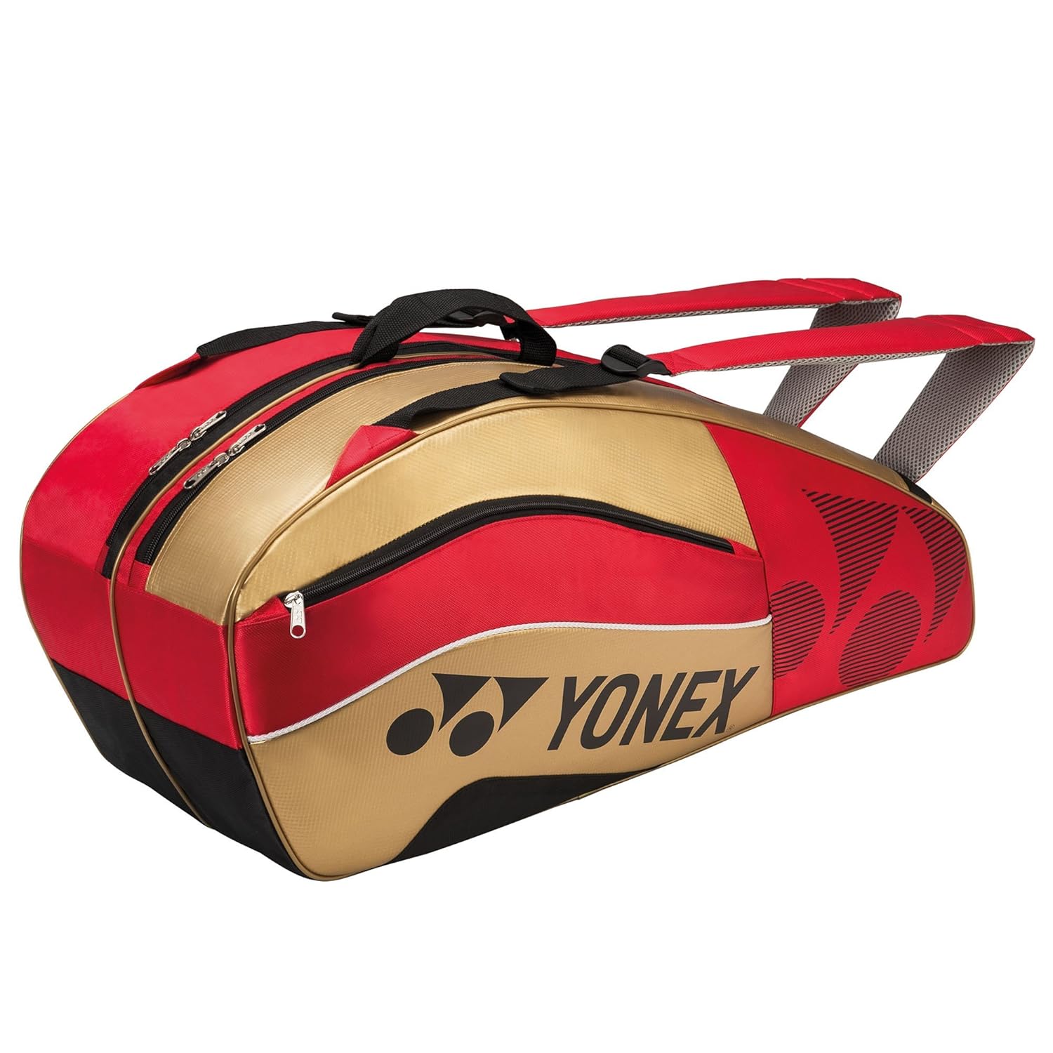 yonex 尤尼克斯 锦标赛系列(6袋)网球拍包 (red/gold)商品可能缺乏