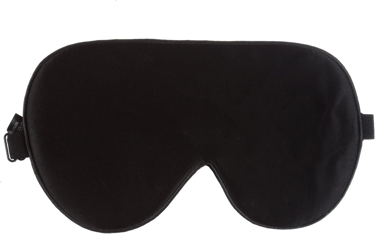 *眼罩(黑色)天然丝质*眼罩 | 旅行友好型阻光眼罩 男女适用 | 炫酷