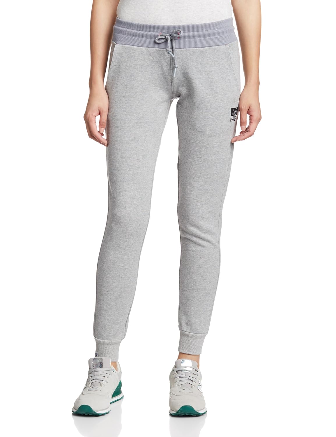 new balance 女士 针织长裤 awp53623-hgr-l 石楠灰 165/72a