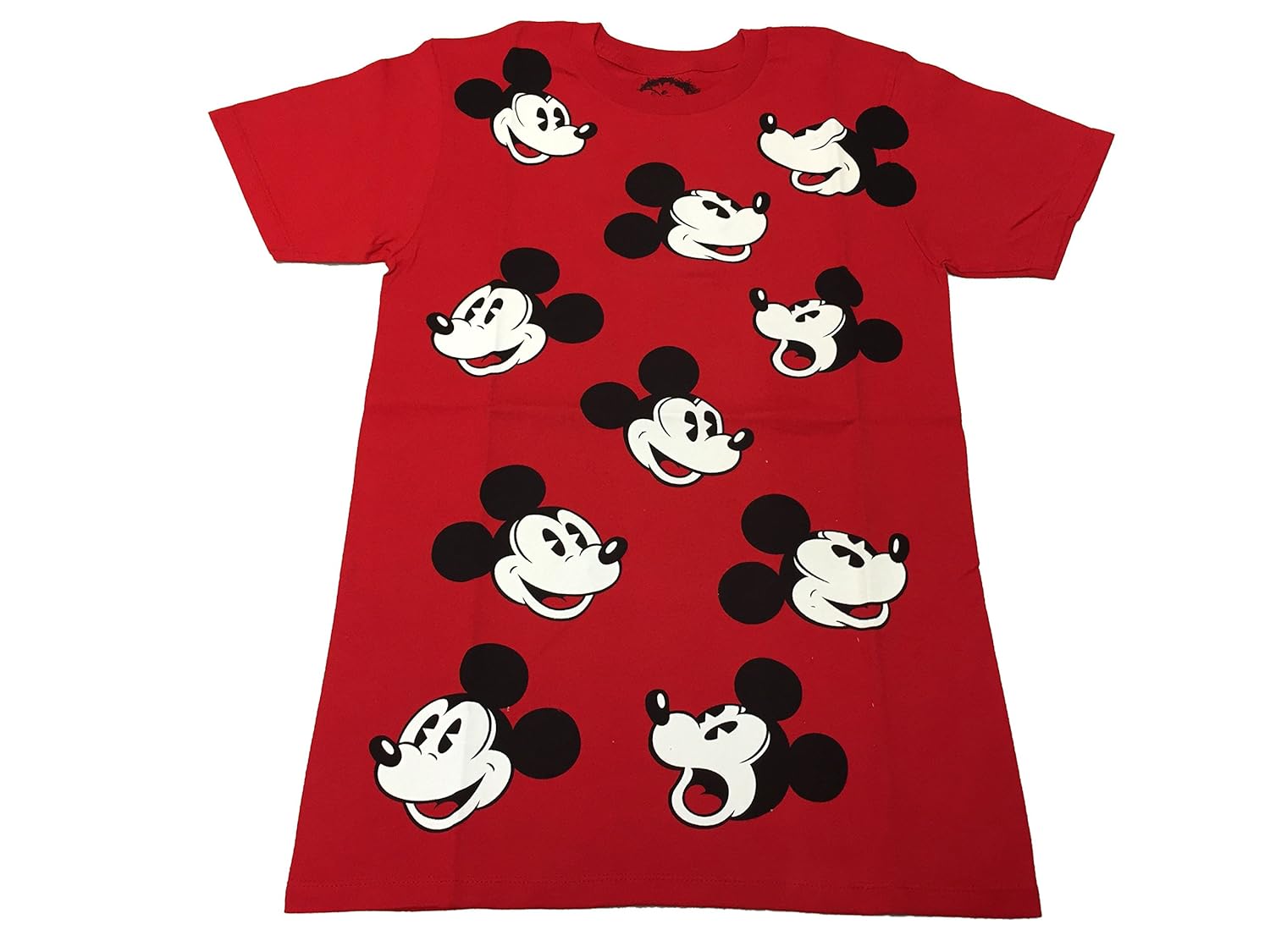 disney mens retro mickey mouse face all over vintage cartoon t