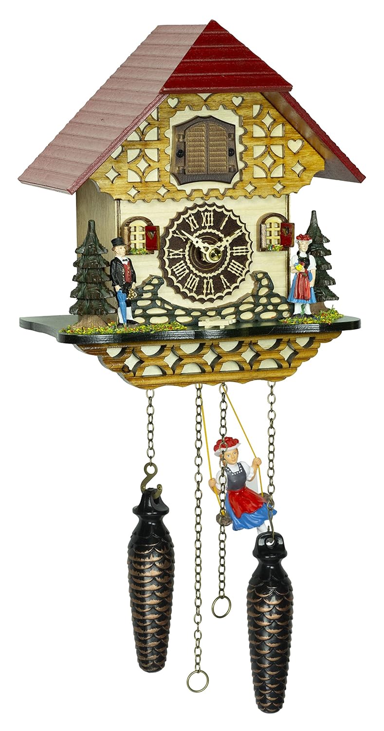 石英咕咕钟 黑森林房屋款式带音乐 并摆动 tu 4261 qms