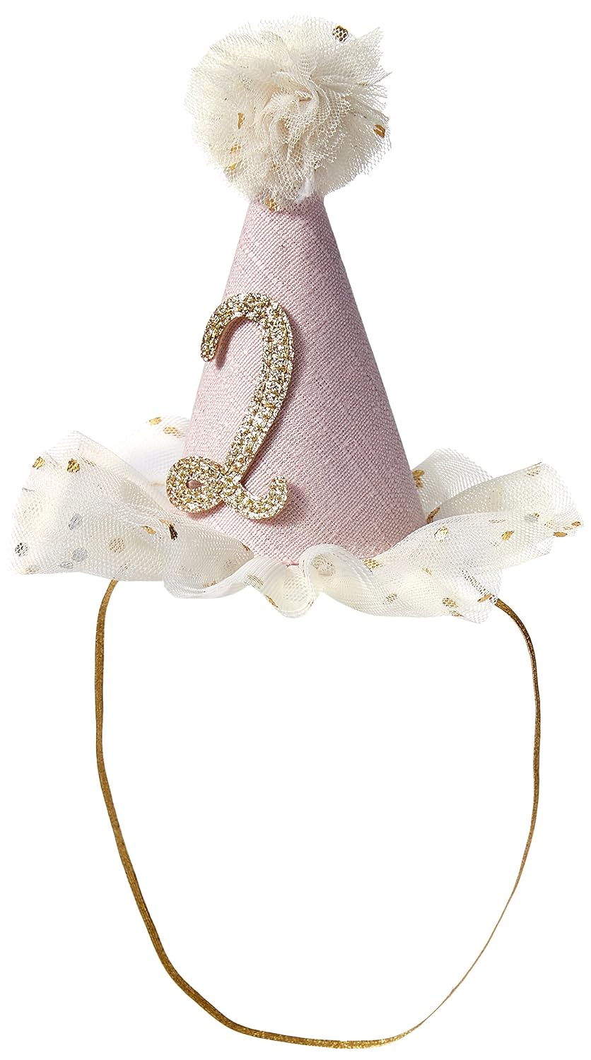mud pie baby girls birthday party head band hat
