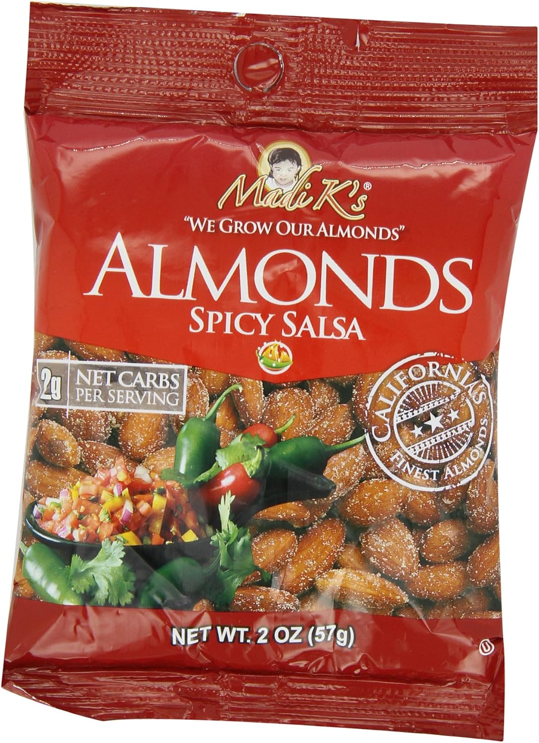 madi k  s spicy salsa 杏仁4盎司茶包36