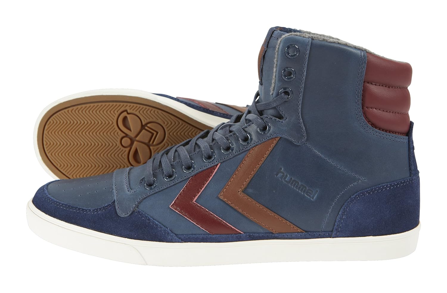 hummel slimmer stadil 上油 hg 63 – 227男女皆宜的成人运动鞋 blau