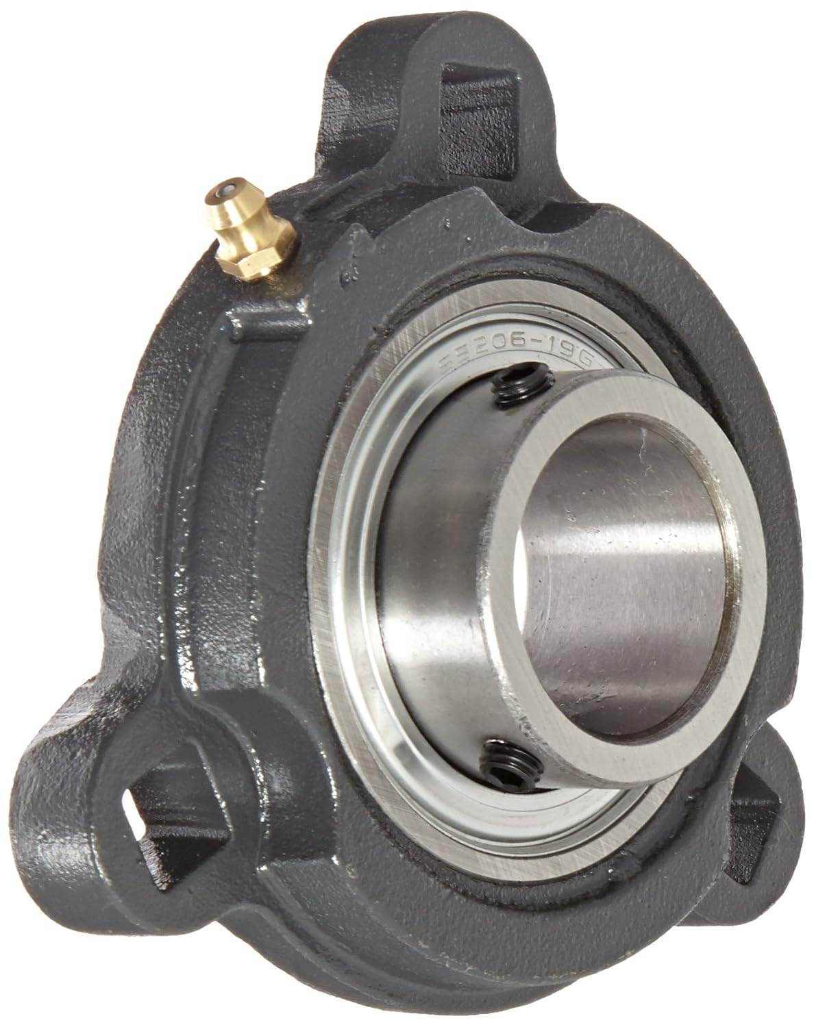 浅 duty , relube , setscrew locking 项圈,窄内 race , ductile