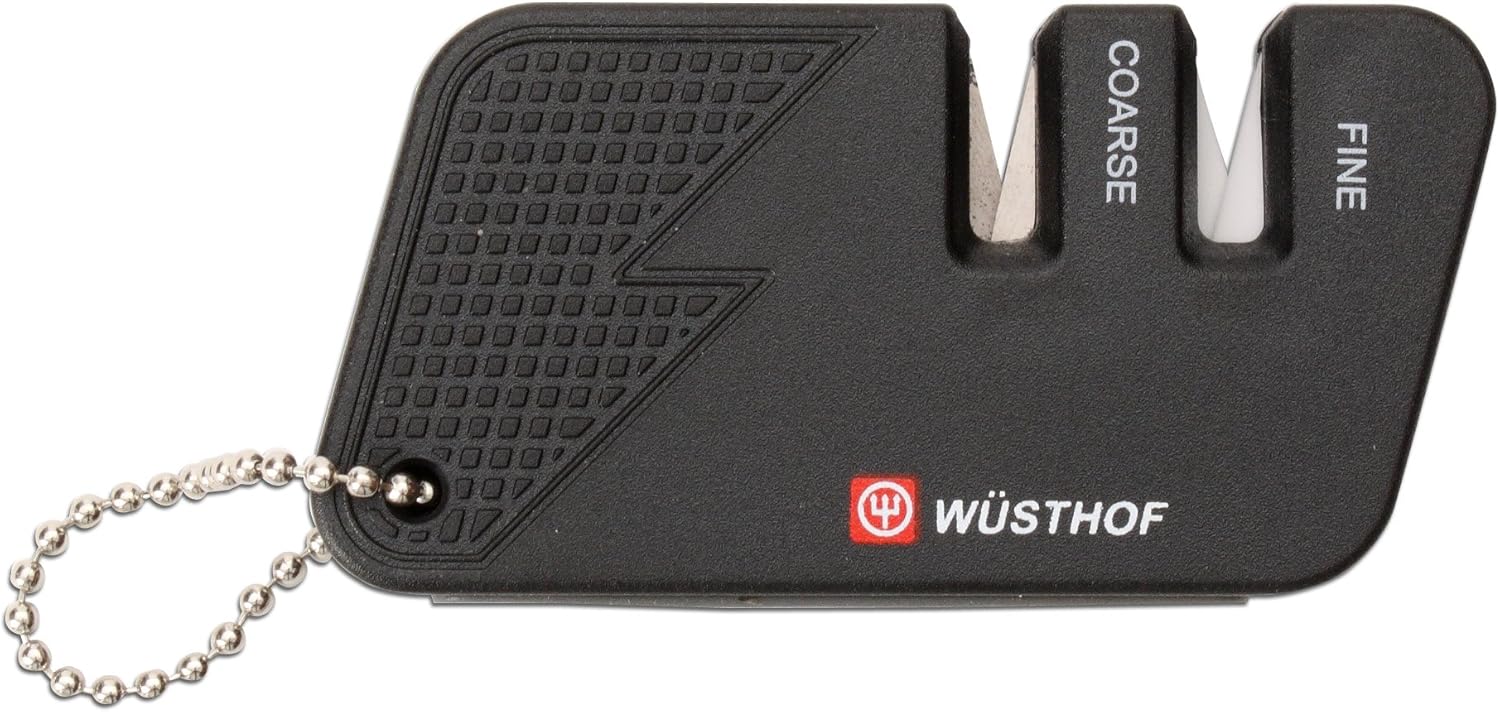 wusthof 迷你磨刀器 double 黑色 12 cm tr4342