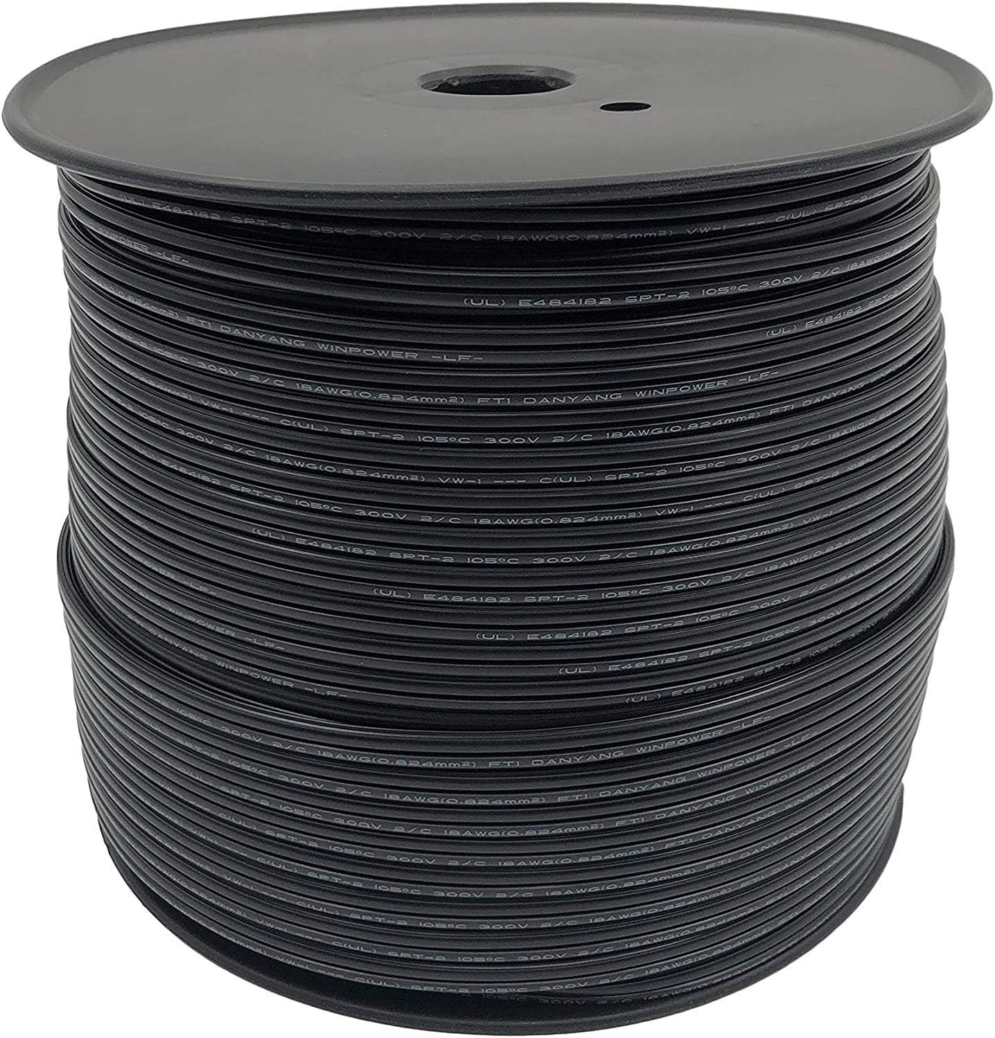 ajkd 拉链线 ul 认证 18 号/2 spt-1 spt-2 延长elcical wire 黑色