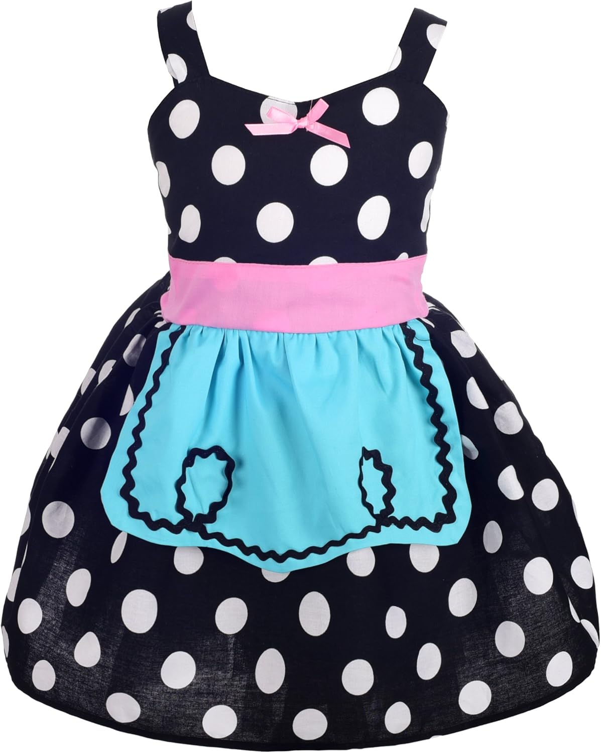 dressy daisy 公主白雪公主裙爱丽丝裙带围裙夏季连衣裙适合婴儿和