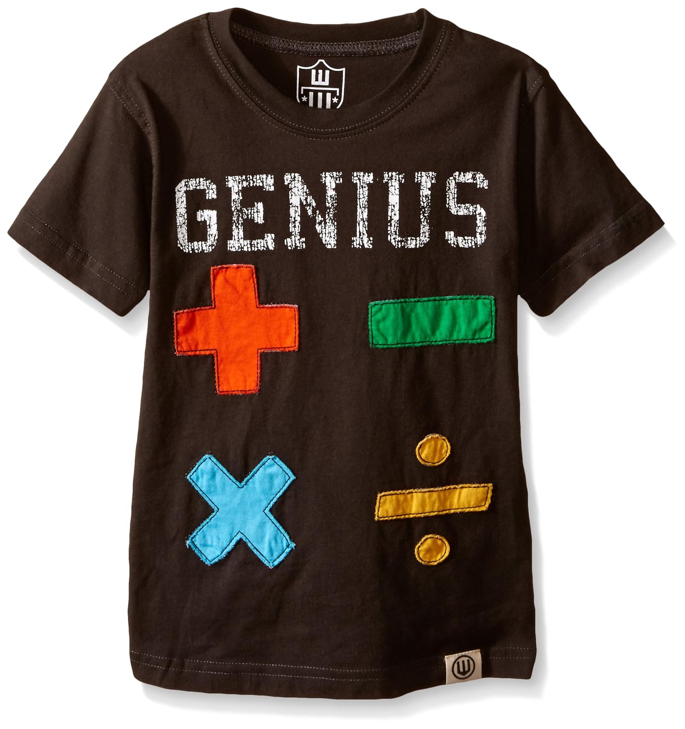 wes 和 willy 男孩数学 genius t 恤