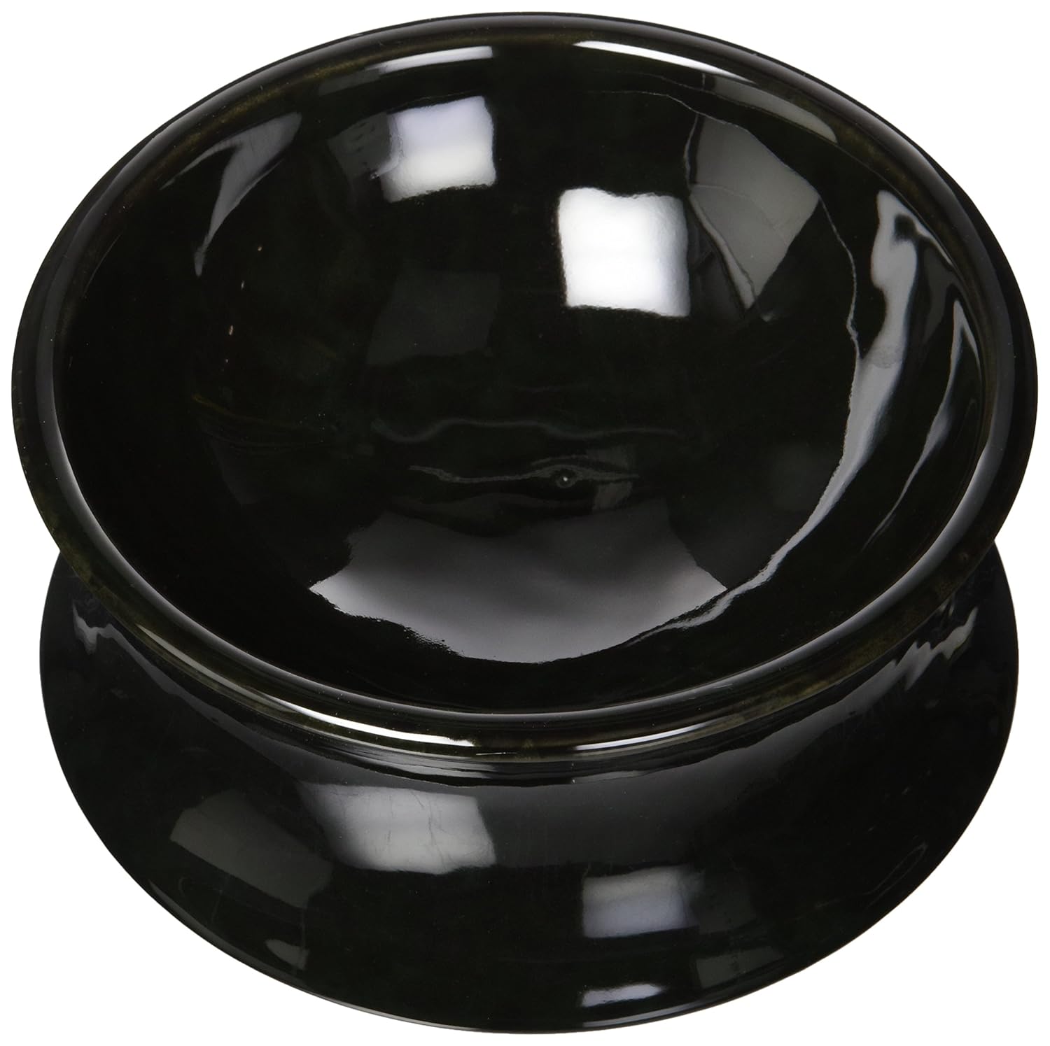 one for pets the kurve raised 宠物碗,小号,黑色