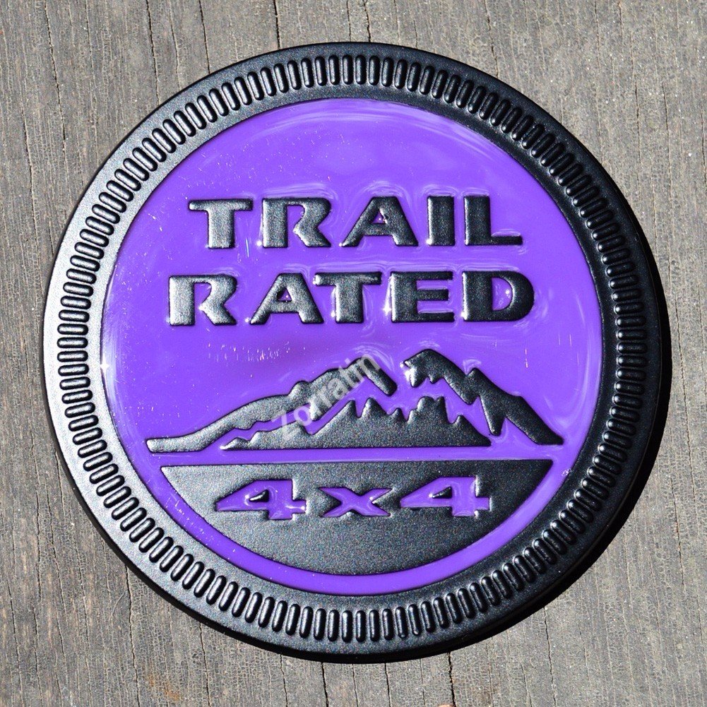 zorratin 金属越野车评级 4x4 圆形徽章贴花 jeep wrangler unlimited