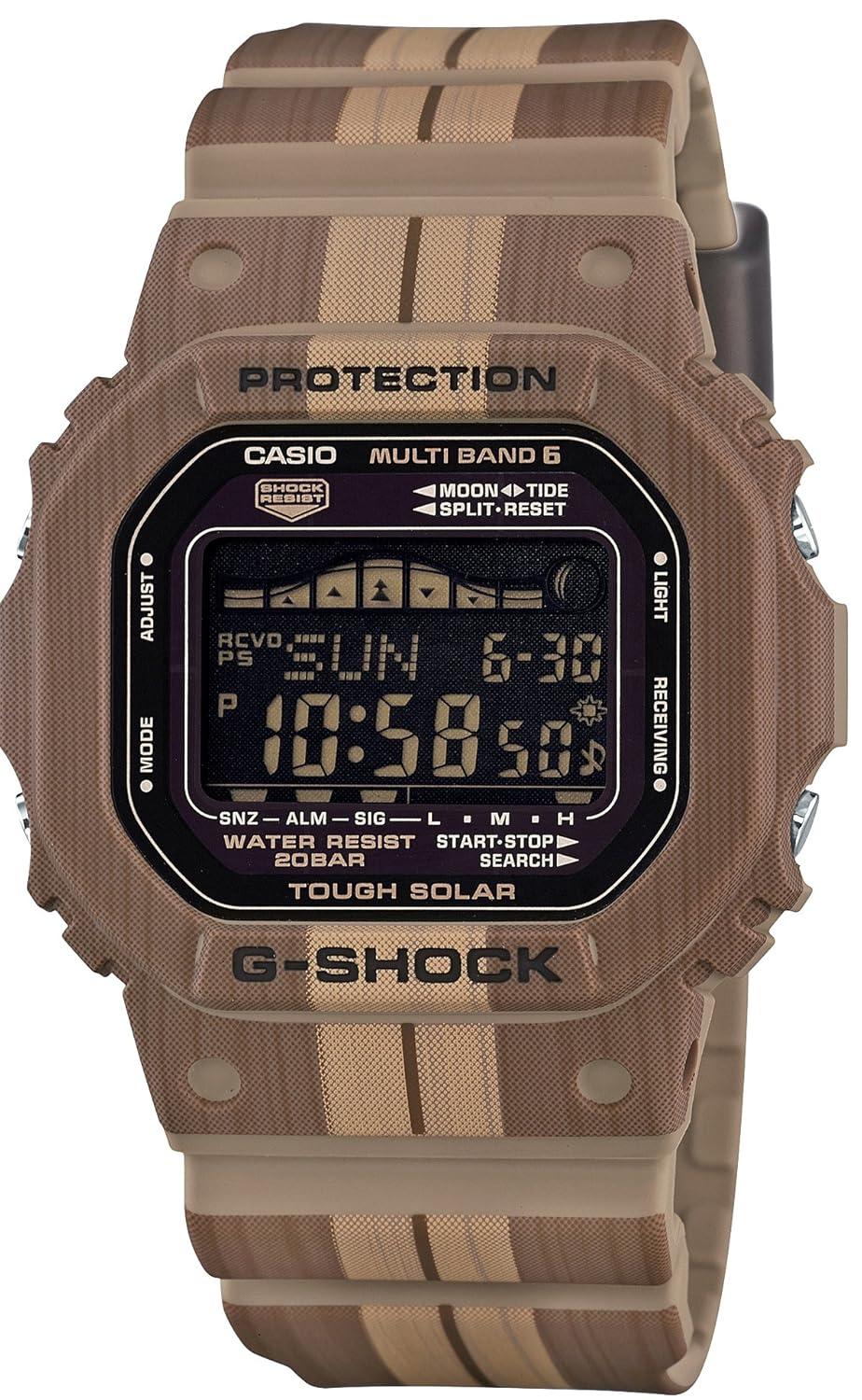 casio 卡西欧手表 g-shock g-lide 太阳能电波 gwx - 5600wb 5jf 男士