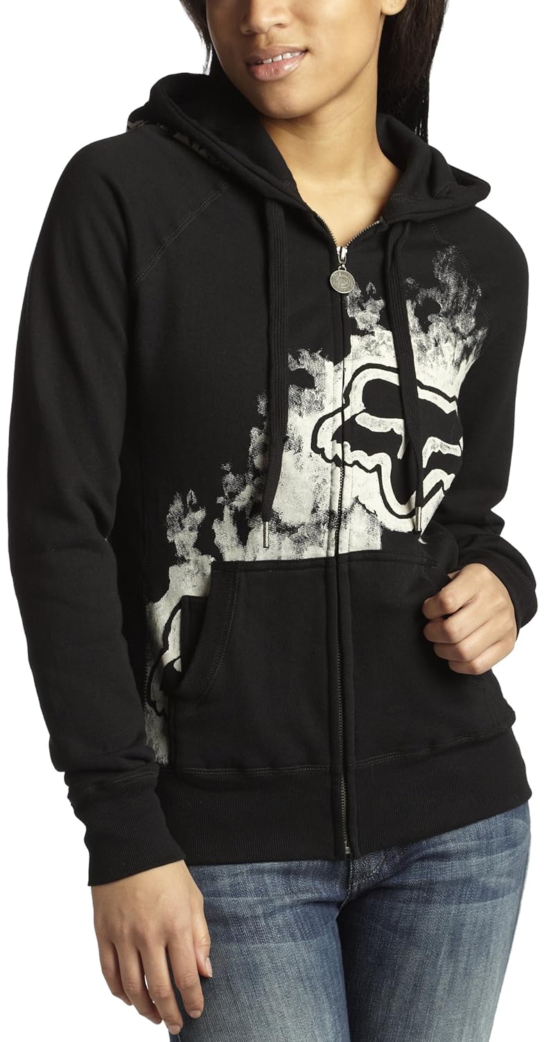 fox 青少年 " truth or dare " 狐狸系列拉链卫衣 黑色 large