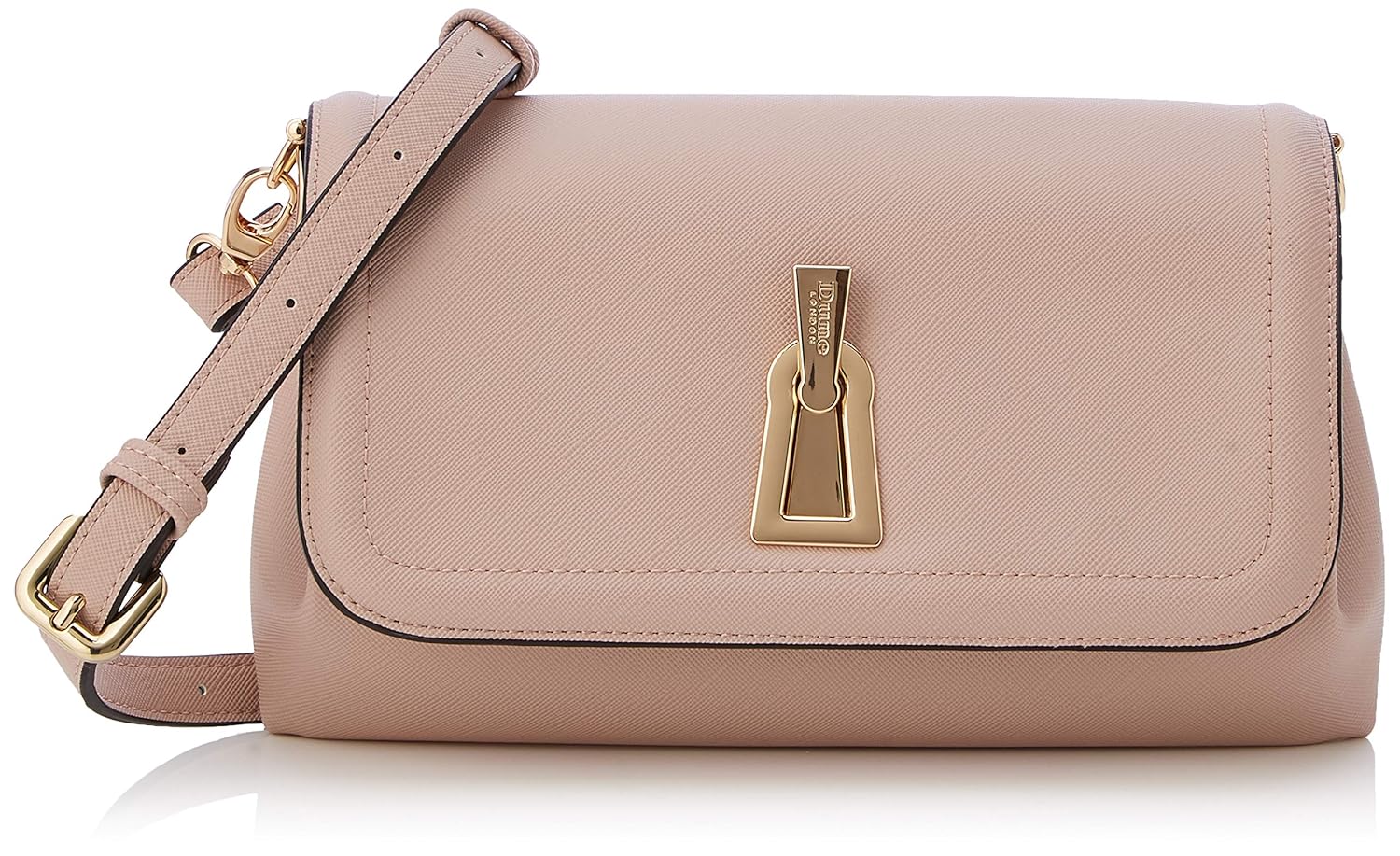 dune 女士珐琅手拿包米色(裸色合成)