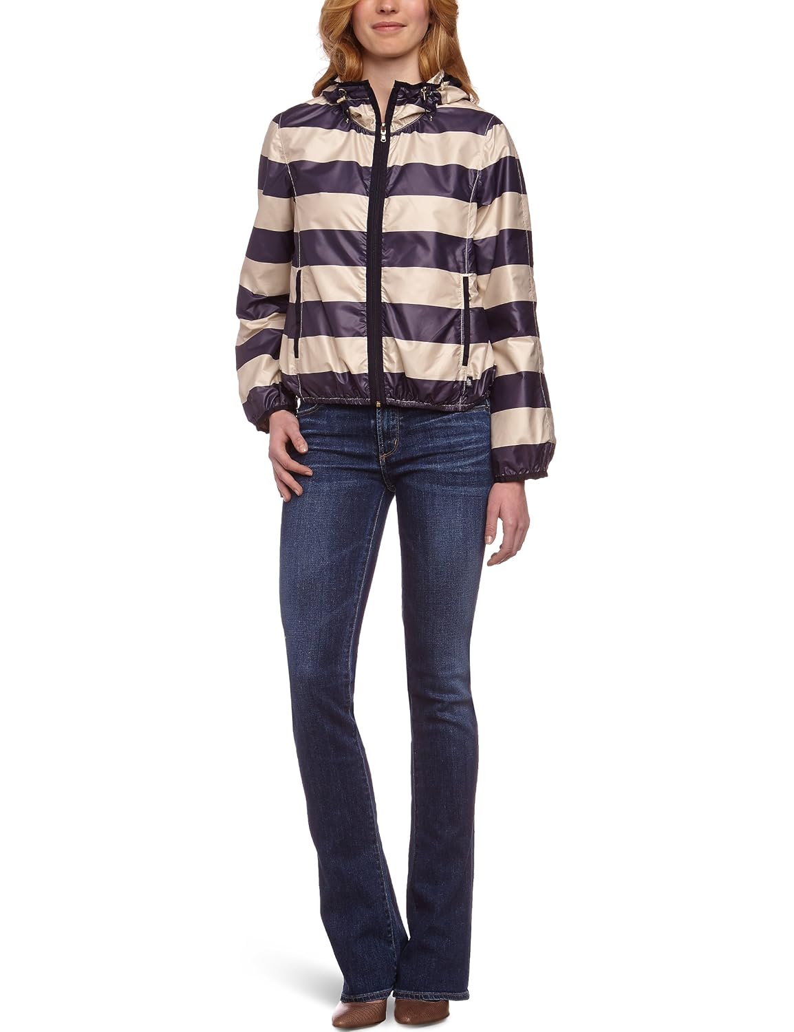 marina yachting 女士双面夹克310284540700 , 带帽 ( 不可拆卸 )