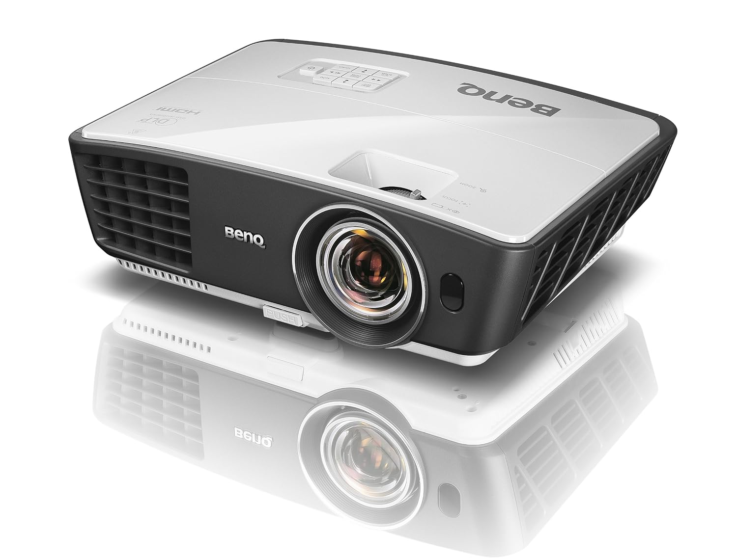 benq 明基 w750 高清720p家用投影机