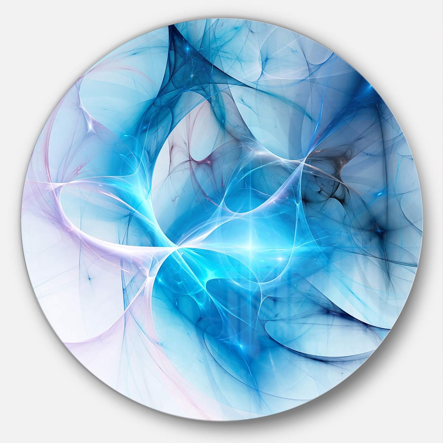 designart mt7741-c23 蓝色星云星抽象数字艺术圆圈壁画,58.