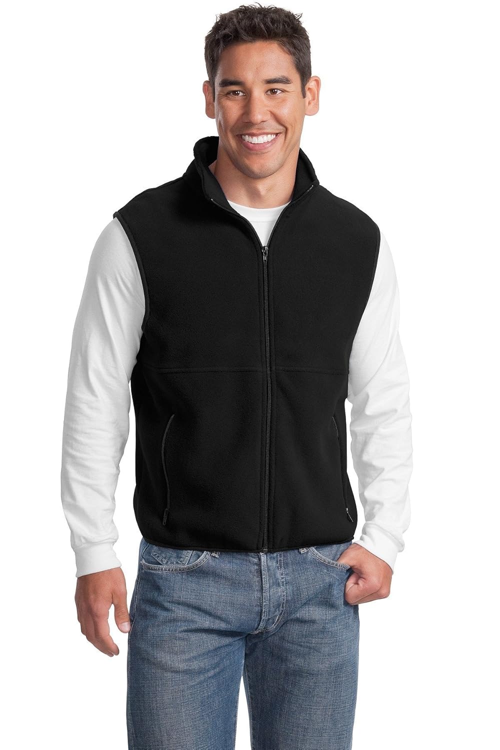 port authority mens port authority r-tek fleece vest.