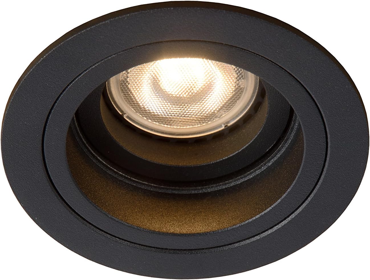lucide 嵌入式嵌入式灯 - 9.1 厘米 - 金属/黑色,42 宽,黑色,9.1 x 9.