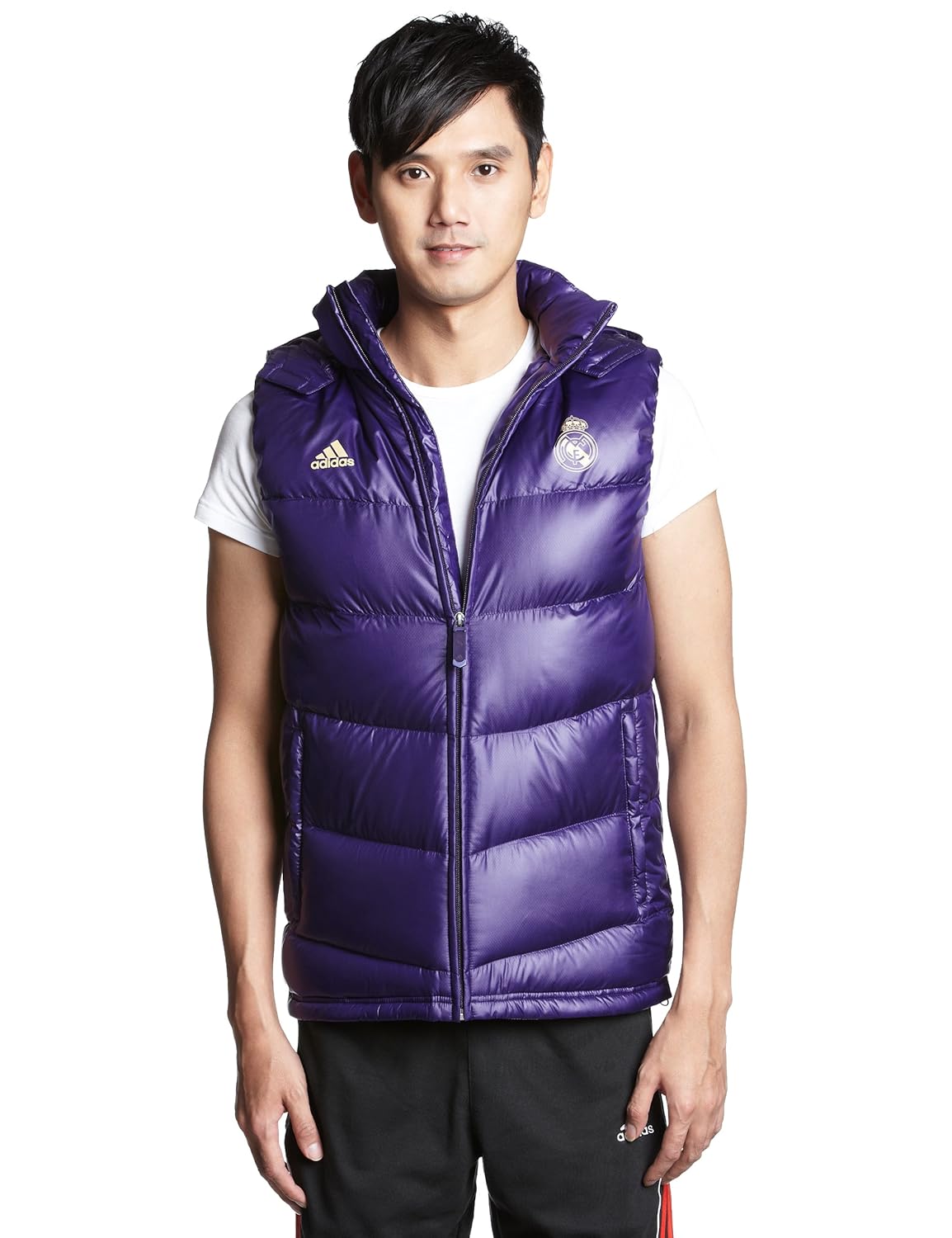 adidas 阿迪达斯 皇家马德里俱乐部羽绒背心 real down vest 男式