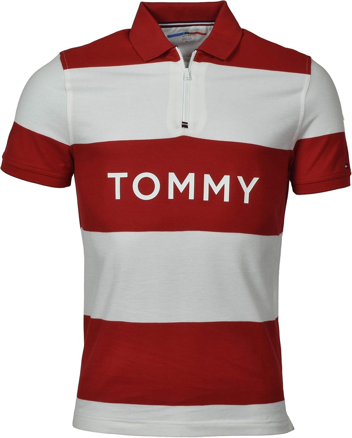 tommy hilfiger 男式经典修身性能标志 polo 衫