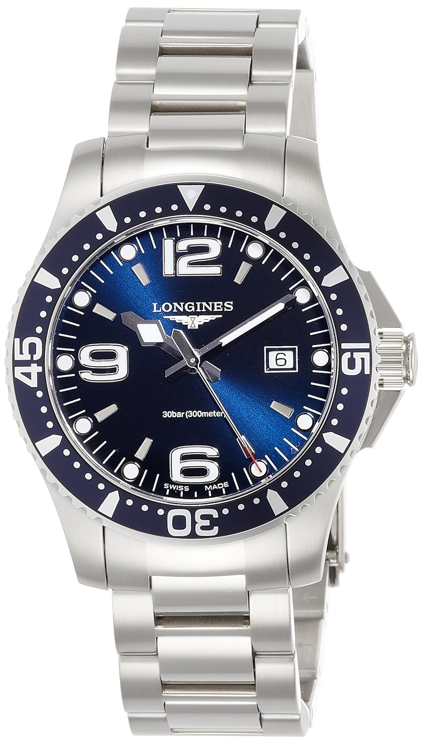 浪琴longines 手表 ハイドロコンクエスト 石英表 l3 . 730.4 96.