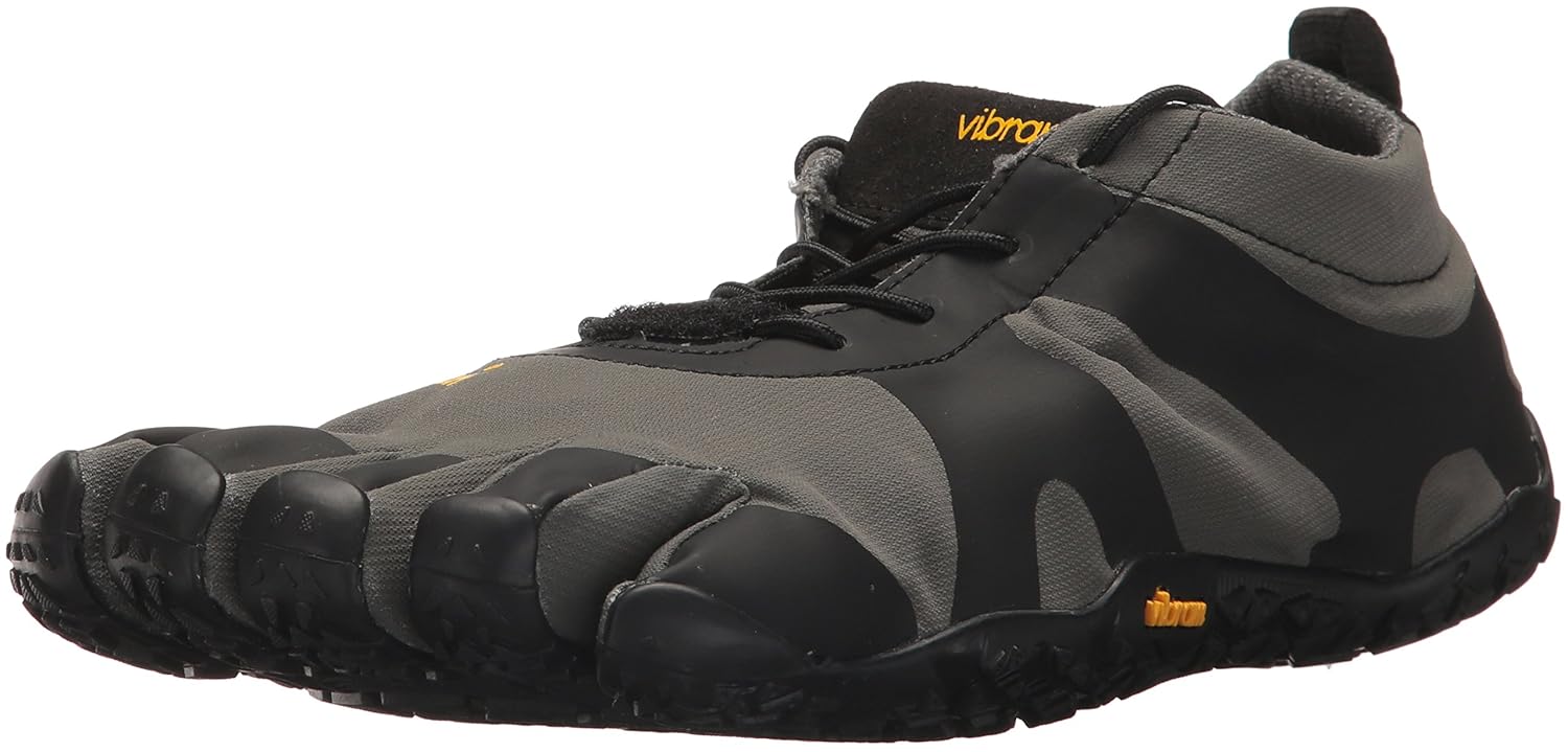 vibram 男式 v-alpha 灰色 / 黑色徒步鞋