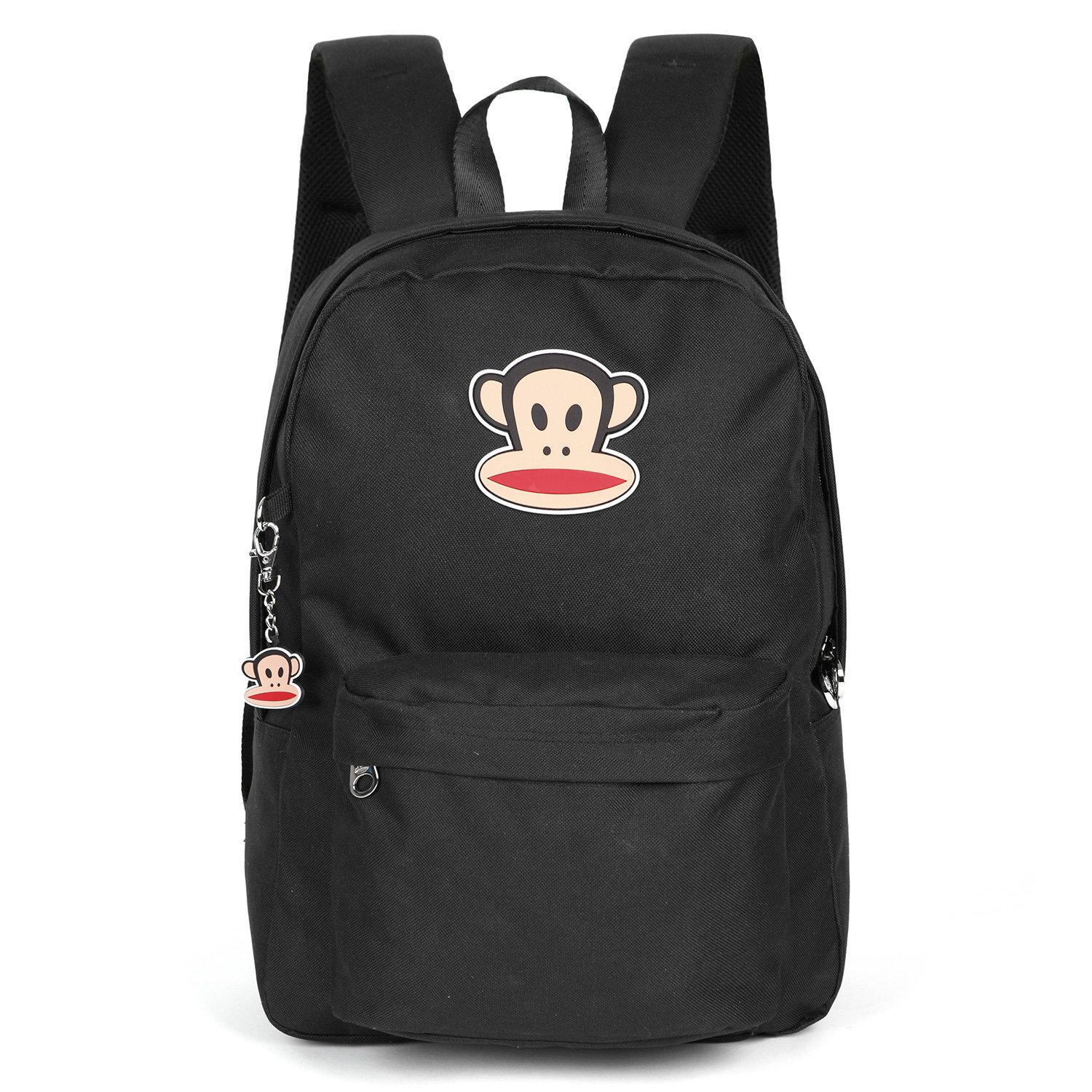 paul frank 大嘴猴背包pf150133 黑色