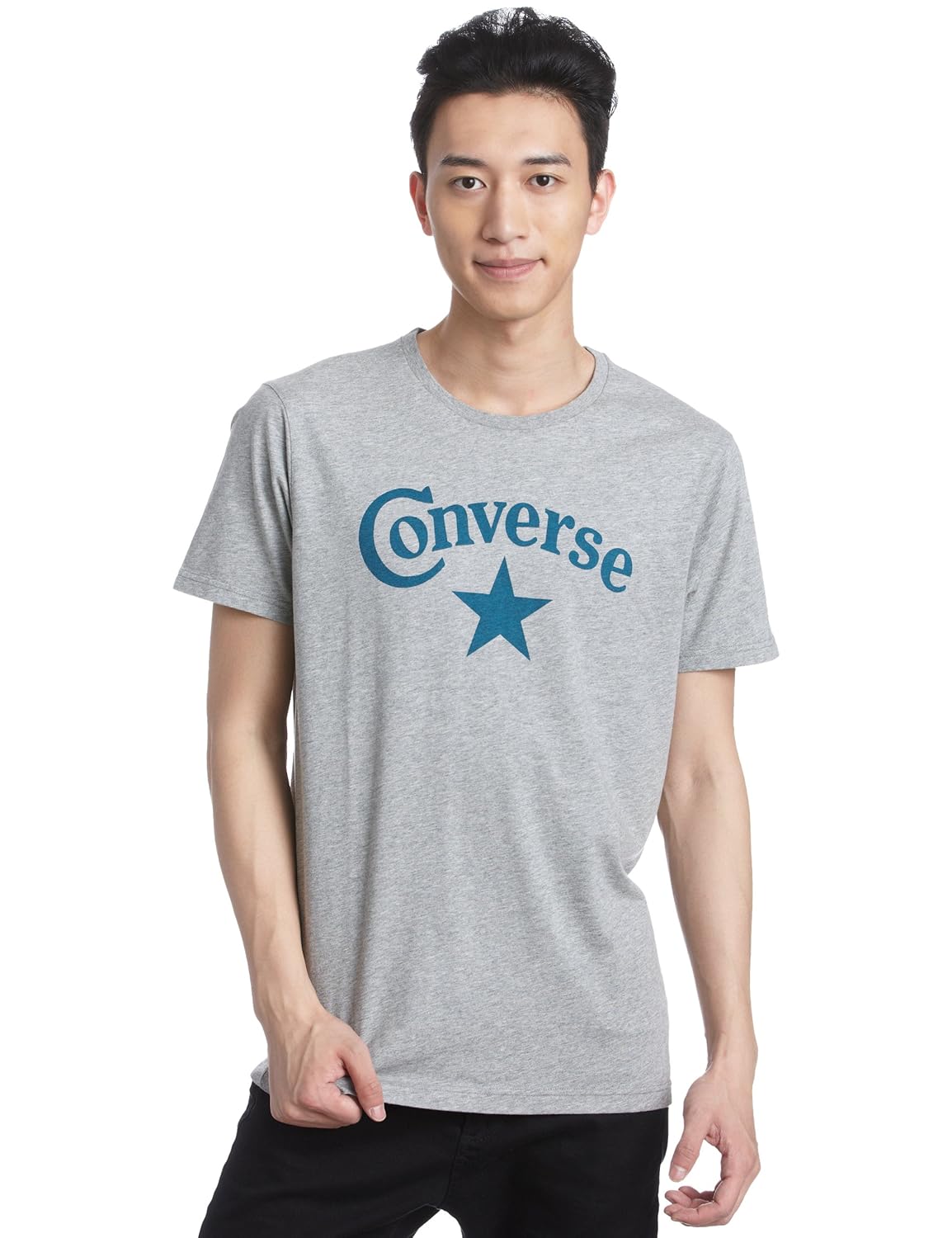 converse 匡威 服装系列 男式 短袖t恤 纹理浅麻灰 m 01171c035