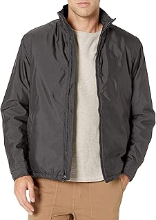 Chaps 男式经典全拉链超细纤维夹克