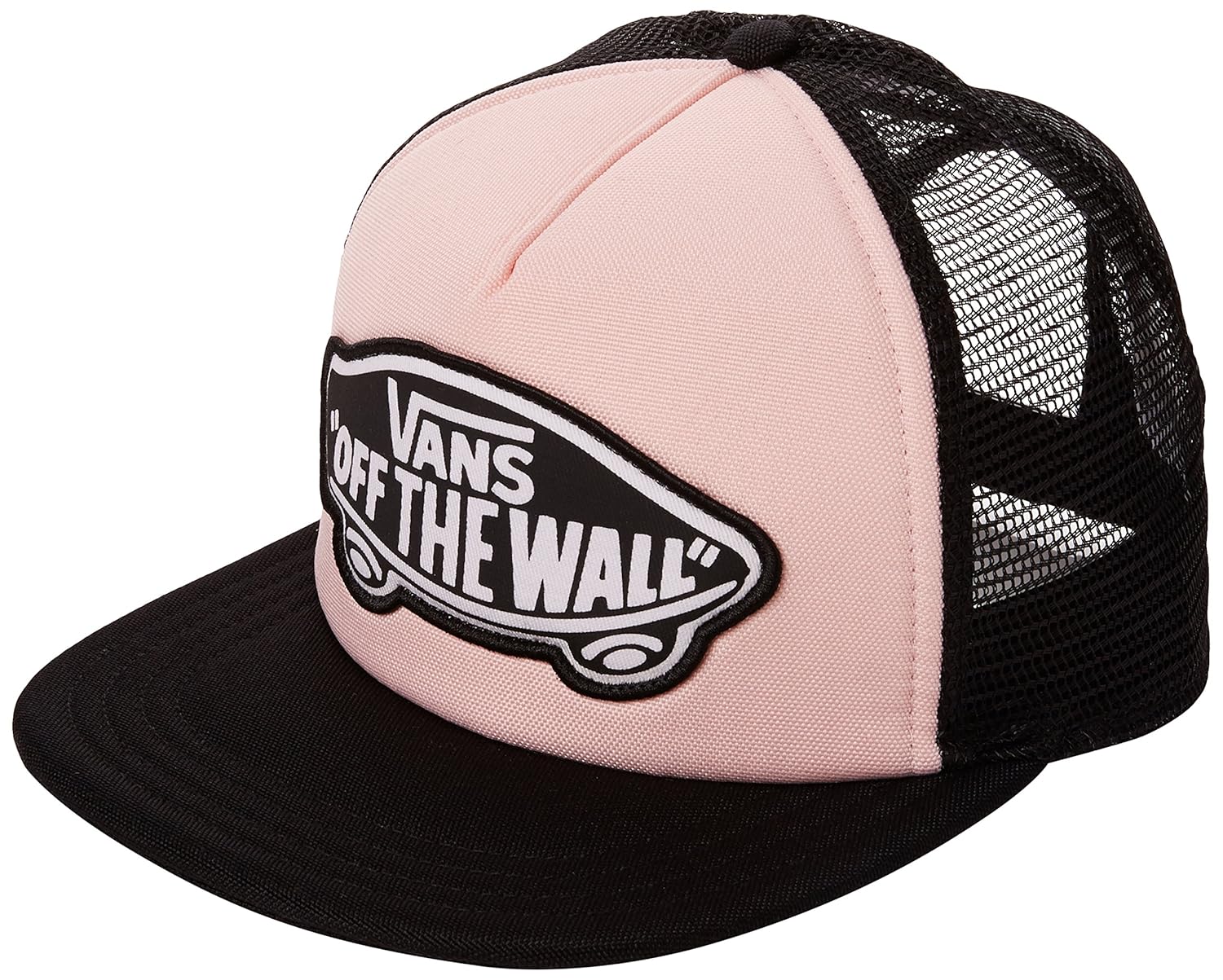 vans _ apparel 女式海滩女孩卡车司机帽棒球帽多色粉色 english 玫瑰