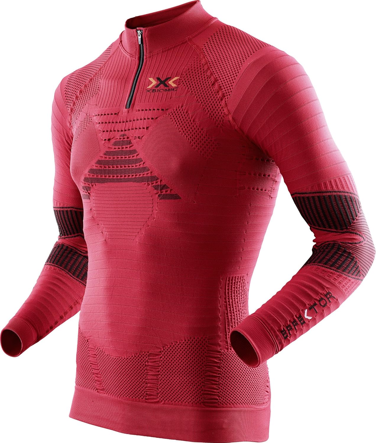 x-bionic 男式越野 effektor 长袖跑步衬衫