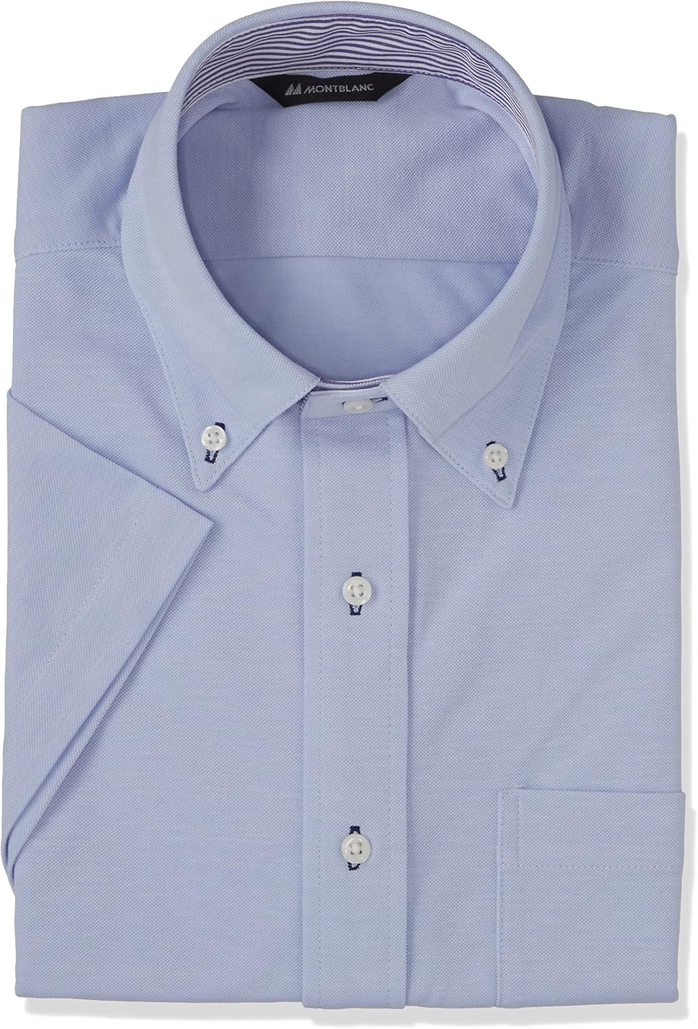 [万宝龙]男女兼用 衬衫 纽扣领 短袖 zk2712