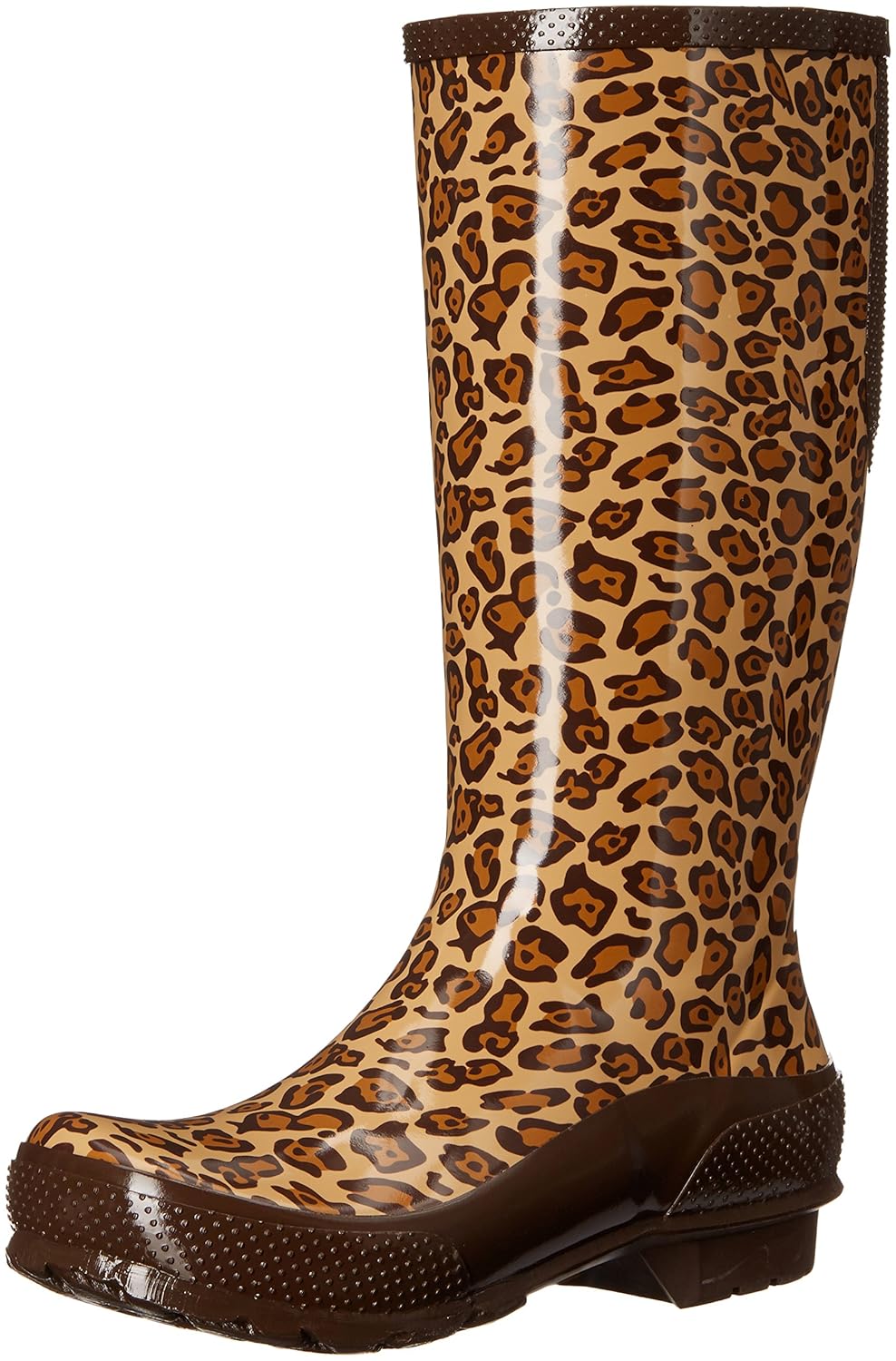 crocs leopard tall 女士雨靴