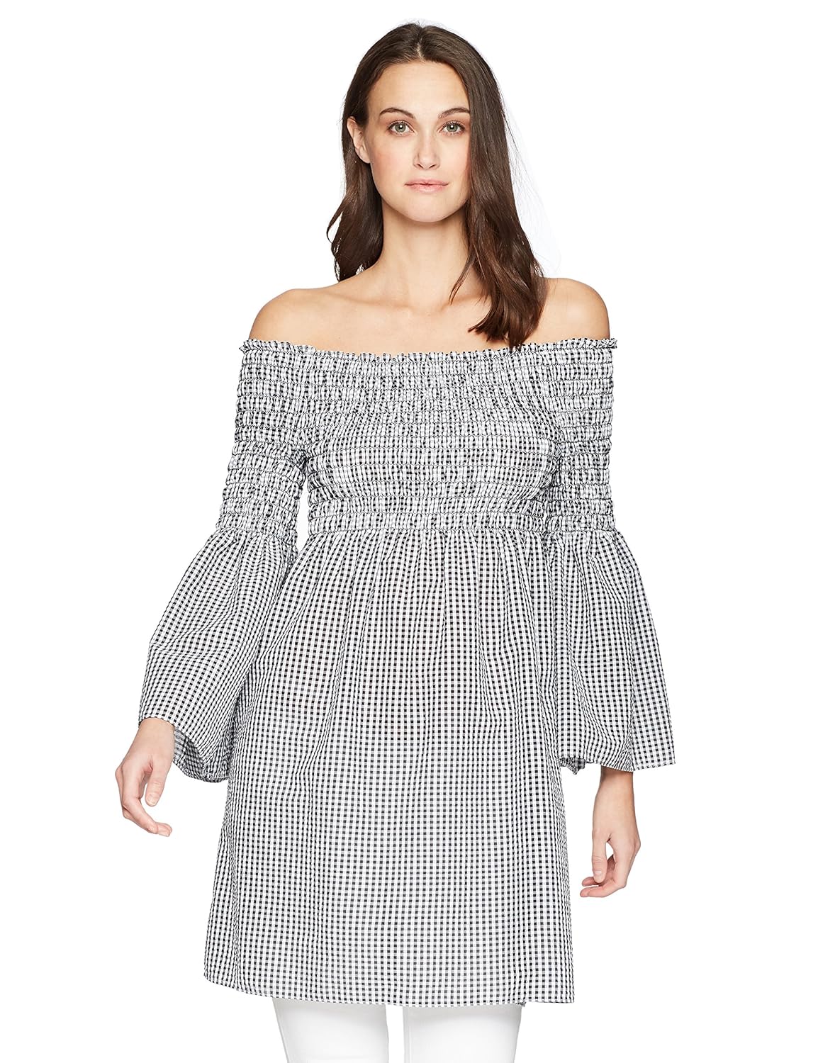 maxstudio 女式长袖泡泡下摆衬衫 【maxstudio】 服饰