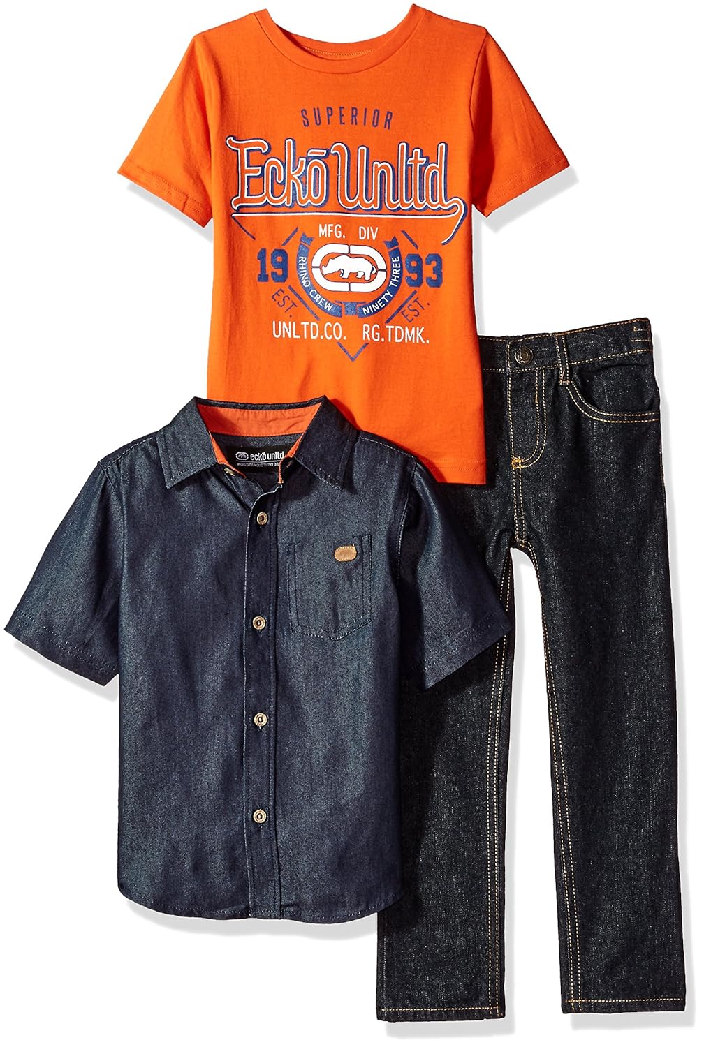 ecko unltd. 男童短袖,t 恤和裤子套装(更多款式)