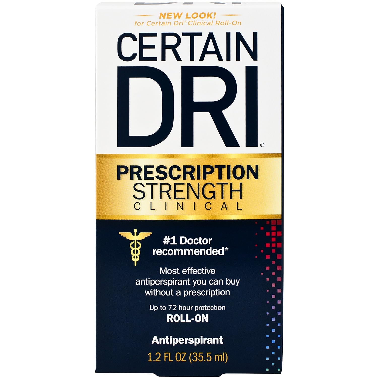 certain dri anti-perspirant, roll-on, pack of 1, 1.2 oz