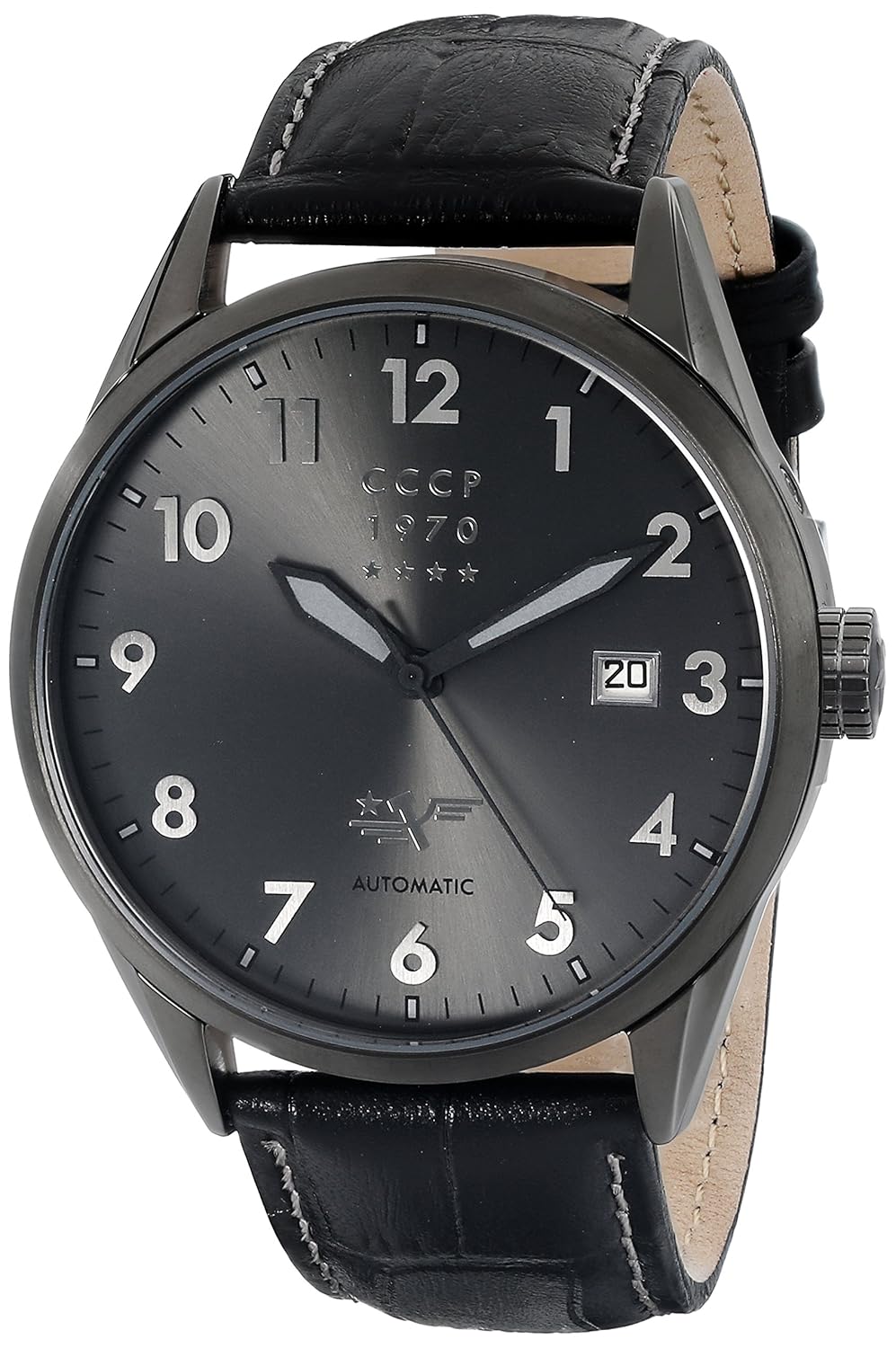 cccp 男式 cp-7015 – 10金苏联潜水艇模拟显示自动自 wind 灰色手表