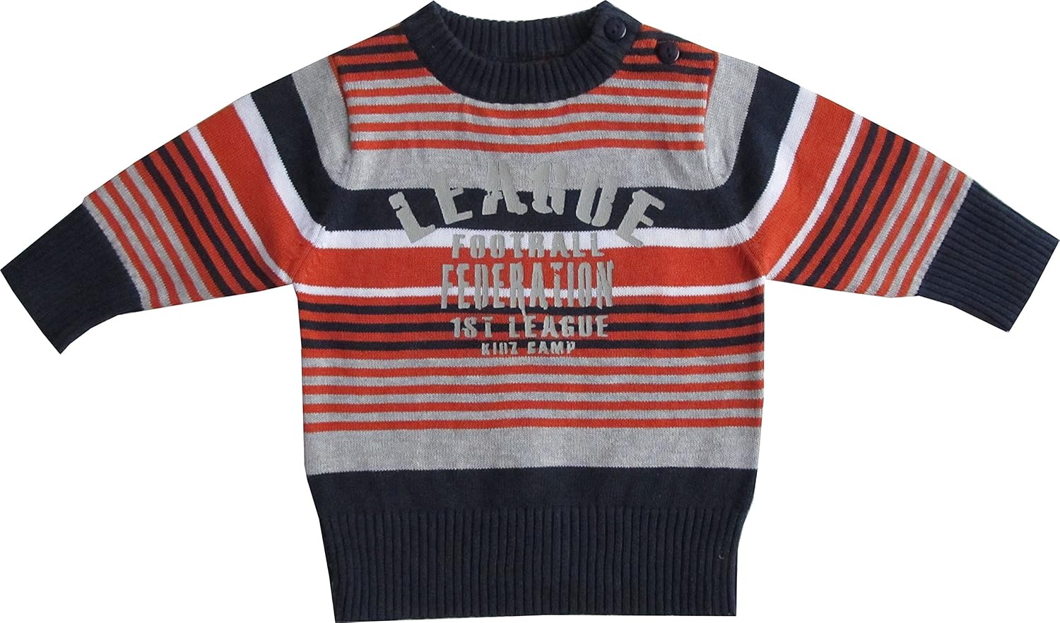 schnizler unisex baby strickpullover league jumper multicoloured