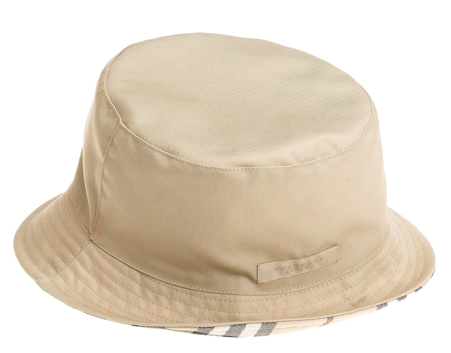 burberry 女式双面渔夫帽,灰褐色, xs 【burberry 巴宝莉】 服饰箱包
