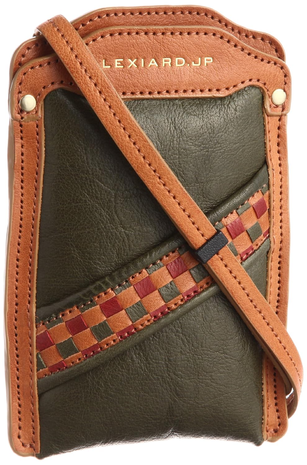 jp ] lexiard.jp 智能手机用 枥木皮革颈部袋